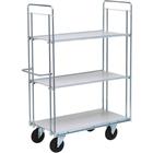 Hoge wagen - 3 plateaus - draagvermogen 500 kg
